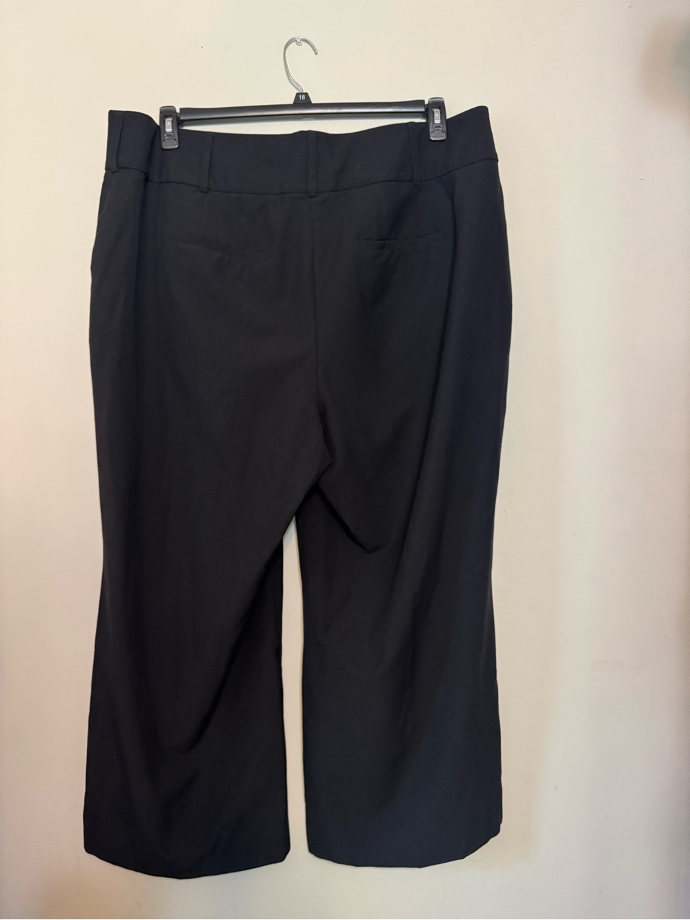 Lane Bryant Black Wide Leg Dress Pants Sz 22 - Picture 2 of 4